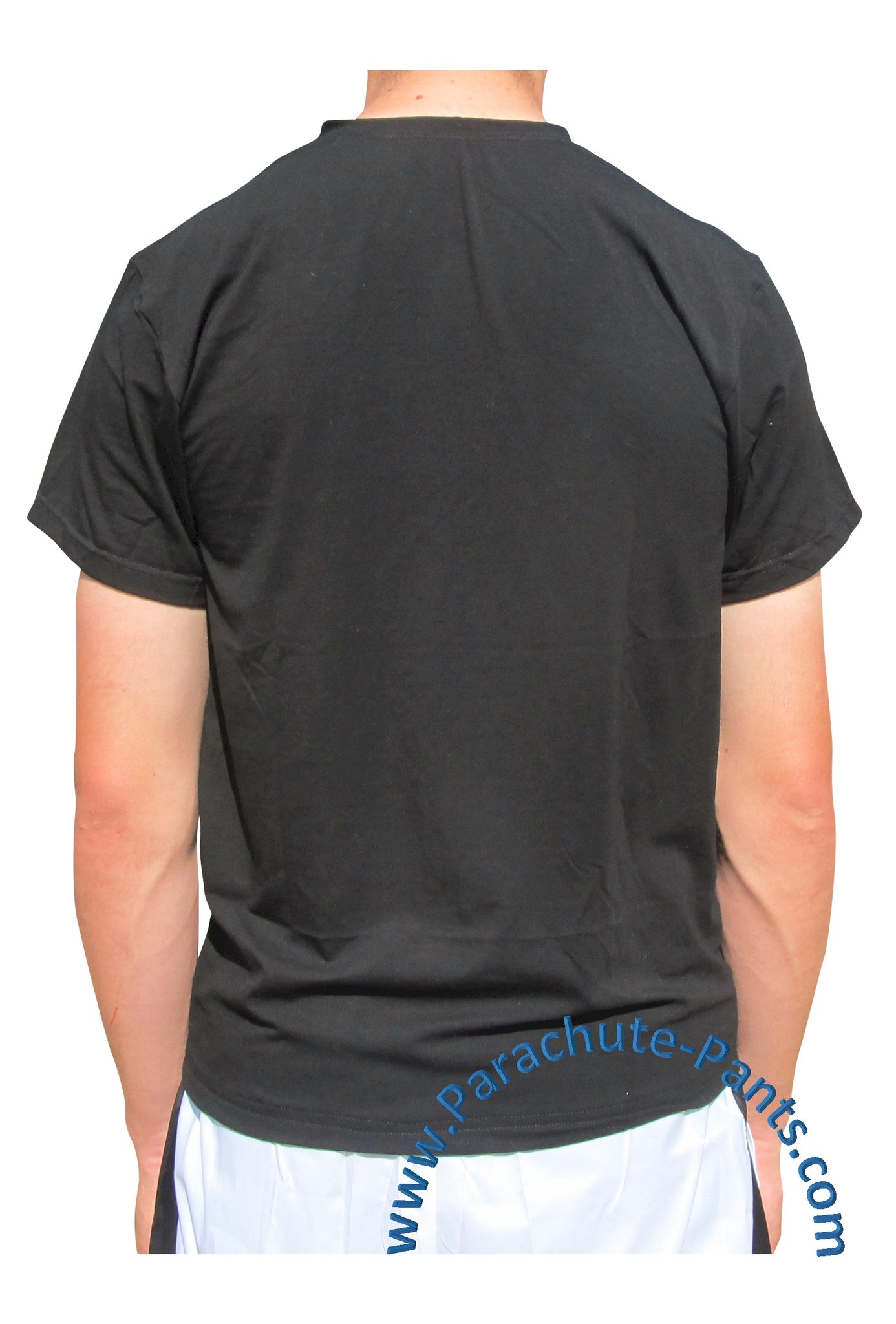 Bruno Black Nylon/Cotton T-Shirt