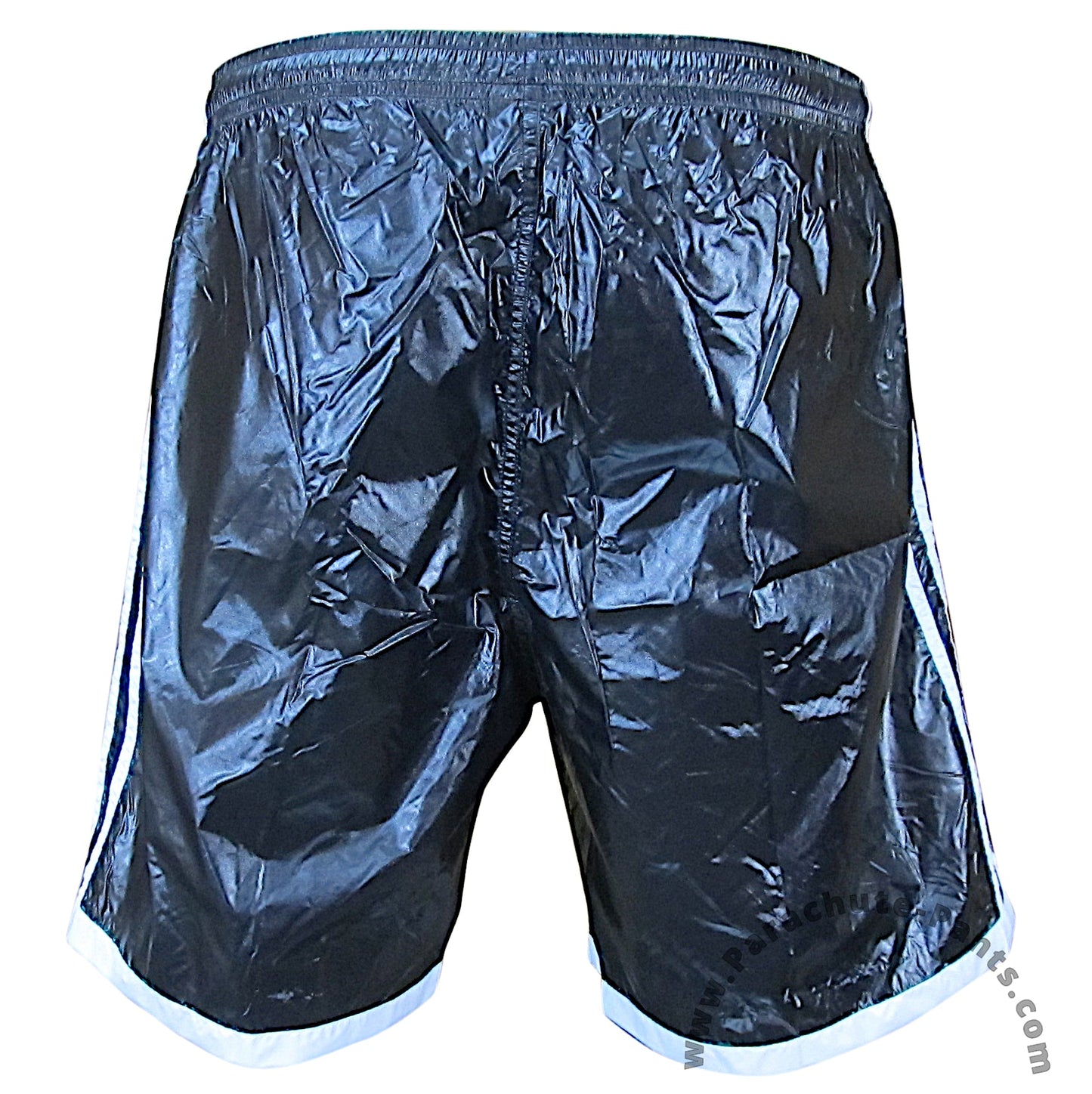 Bruno Black 3-Stripe Nylon Shorts